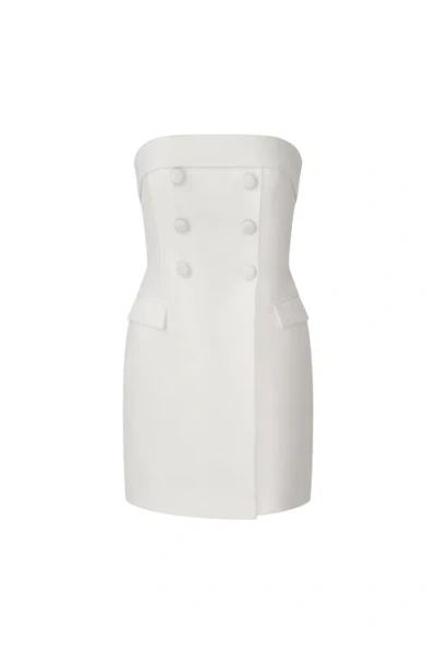Bcbg Carmen Dress In White