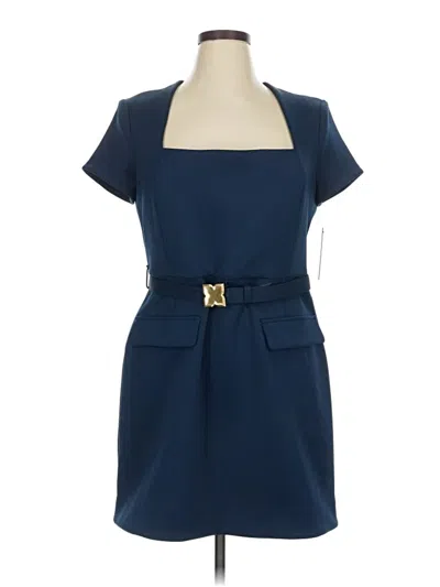 Pre-owned Bcbg Casual Dress In Blue
