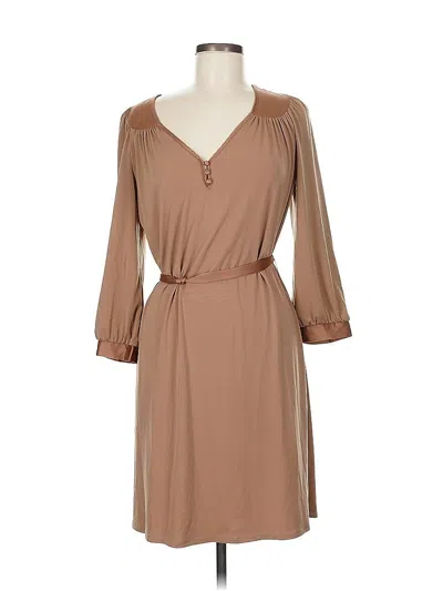 Pre-owned Bcbg Casual Dress In Brown