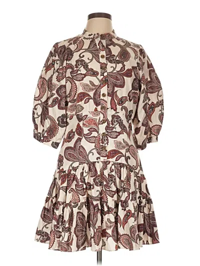 Pre-owned Bcbg Casual Dress In Brown