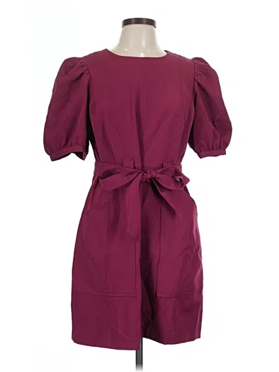 Pre-owned Bcbg Casual Dress In Burgundy