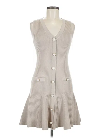 Pre-owned Bcbg Casual Dress In Gray