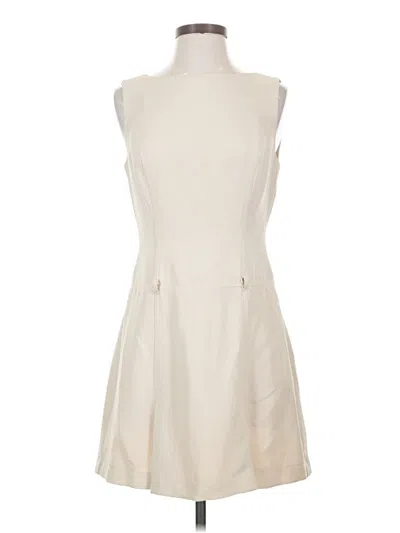 Pre-owned Bcbg Casual Dress In White