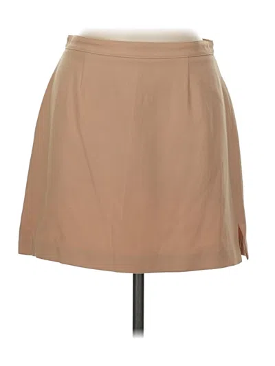 Pre-owned Bcbg Casual Skirt In Tan