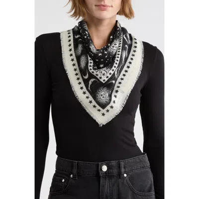 Bcbg Celestial Square Scarf In Black