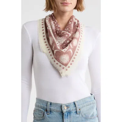 Bcbg Celestial Square Scarf In Taupe