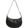 Bcbg Chain Detail Crescent Hobo Bag In Black