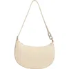 Bcbg Chain Detail Crescent Hobo Bag In Gray