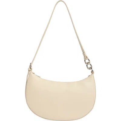 Bcbg Chain Detail Crescent Hobo Bag In Gray