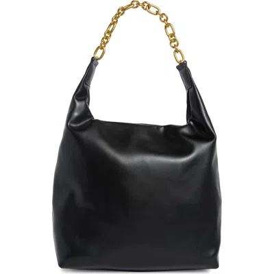 Bcbg Chain Faux Leather Hobo In Pattern