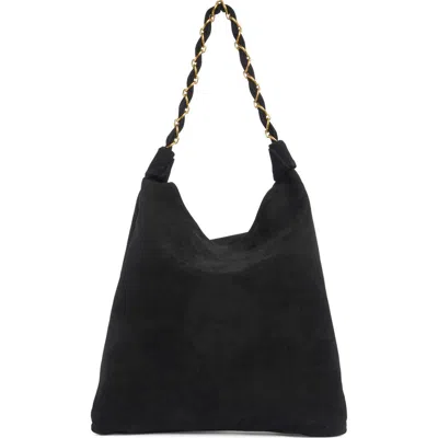 Bcbg Chain Shoulder Bag In Black