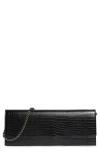 Bcbg Chain Strap East/west Clutch In Black