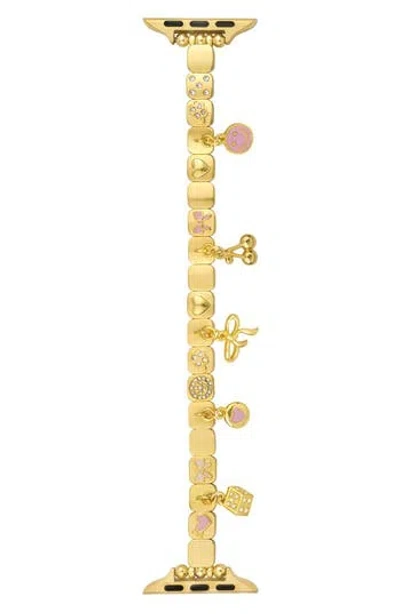 Bcbg Charm Link Apple Watch® Watchband In Gold