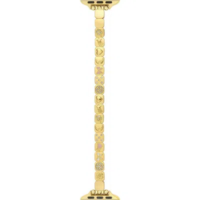 Bcbg Charm Link Apple Watch® Watchband In Gold