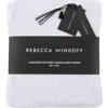 Bcbg Chenille Throw Blanket In White