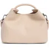 Bcbg Circle Top Handle Clutch In Orange
