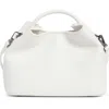Bcbg Circle Top Handle Clutch In White