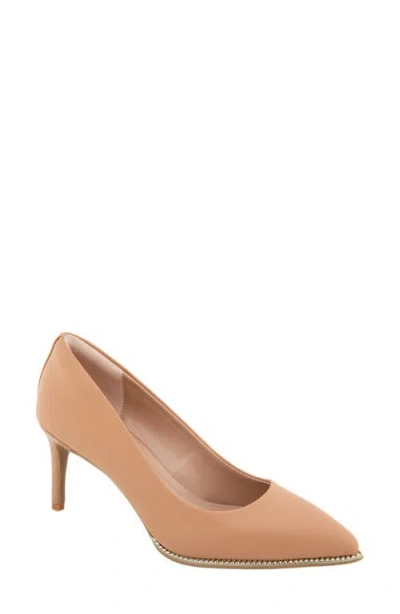 Bcbg Clara Chain Pointed Toe Pump In Brown