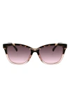 Bcbg Classic Square 54mm Sunglasses In Pink