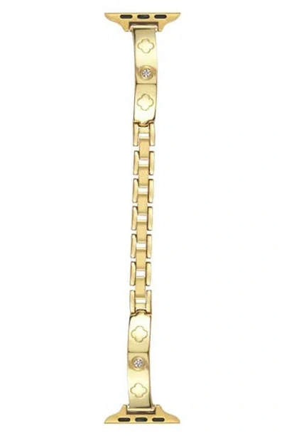 Bcbg Clover Link Apple Watch® Watchband In Gold