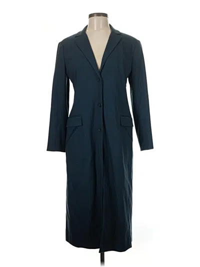 Pre-owned Bcbg Coat In Blue