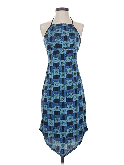 Pre-owned Bcbg Cocktail Dress In Blue