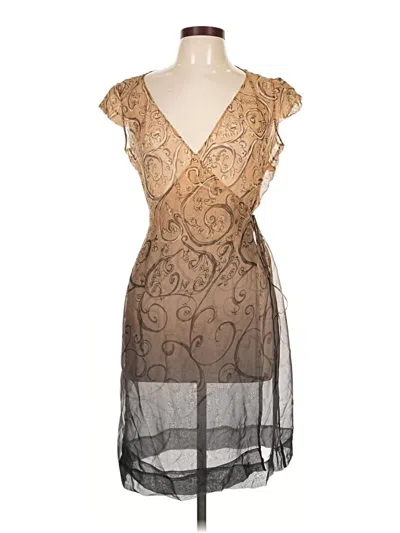 Pre-owned Bcbg Cocktail Dress In Brown