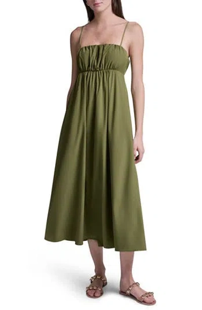 Bcbg Commuter Midi Dress In Green