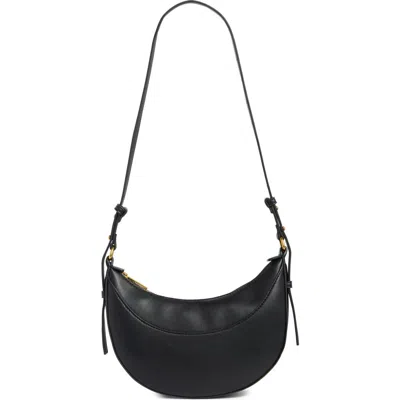 Bcbg Convertible Crescent Shoulder Bag In Black