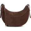 Bcbg Convertible Crescent Shoulder Bag In Brown
