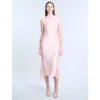 Bcbg Cowl Back Dress In Pink