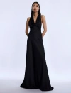 Bcbg Cowl Neck Halter Gown
