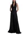 Bcbg Sequin-embellished Cutout Gown In Black