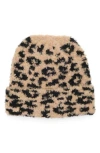 Bcbg Cozy Leopard Beanie In Brown