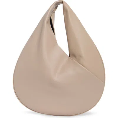 Bcbg Crisscross Mini Hobo Shoulder Bag In Neutral