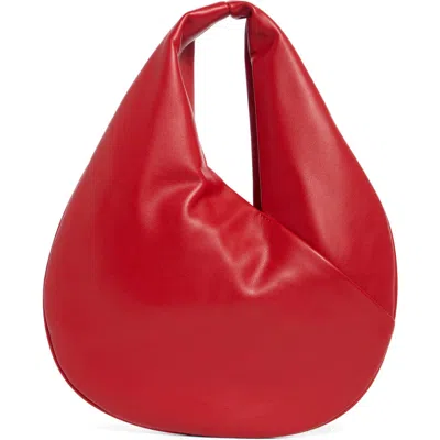 Bcbg Crisscross Mini Hobo Shoulder Bag In Red