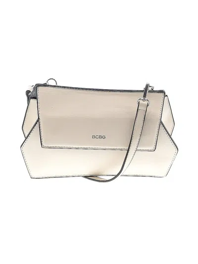 Pre-owned Bcbg Crossbody Bag In White