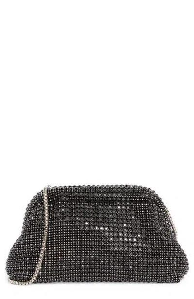 Bcbg Crystal Frame Clutch In White