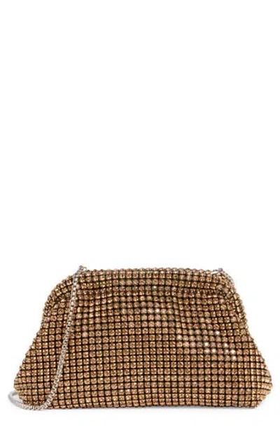 Bcbg Crystal Frame Clutch In Purple