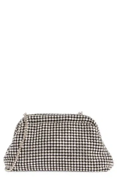 Bcbg Crystal Frame Clutch In Blue