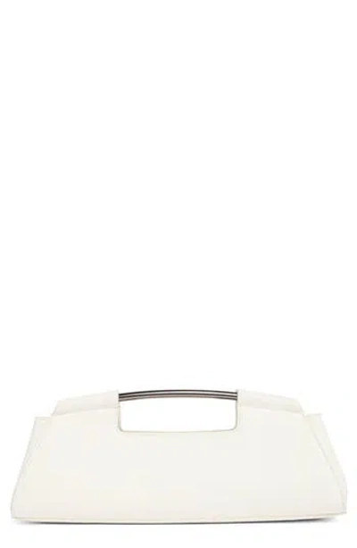 Bcbg Curved Hardware Handle Clutch In Blue