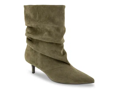 Bcbg Dalles Kitten Heel Pointed Toe Scrunch Bootie In Multi