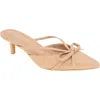 Bcbg Deen Pointed Toe Kitten Heel Mule In Brown