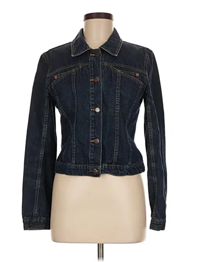 Pre-owned Bcbg Denim Jacket In Blue