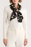 Bcbg Diamond Geometric Square Scarf In Black