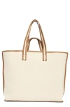 Bcbg Double Handle Canvas Tote Bag