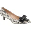 Bcbg Dovi 2 Pointed Toe Pump In Ivory Multi