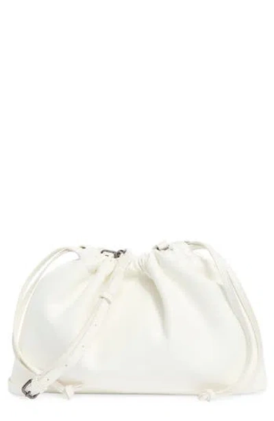 Bcbg Drawstring Clutch In White