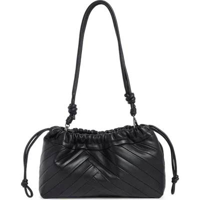 Bcbg Drawstring Crossbody Bag In Black