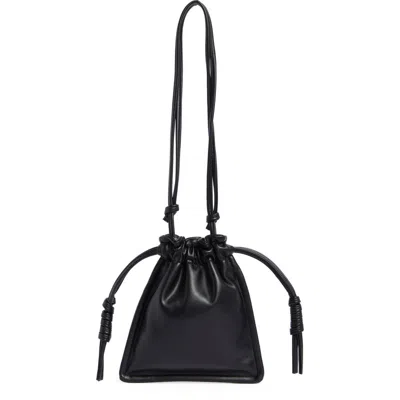 Bcbg Drawstring Crossbody In Black